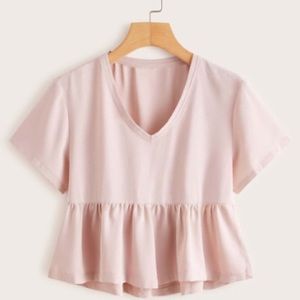 Pink crop top
